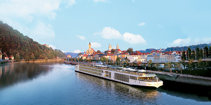 Viking Longship in Passau. Germany